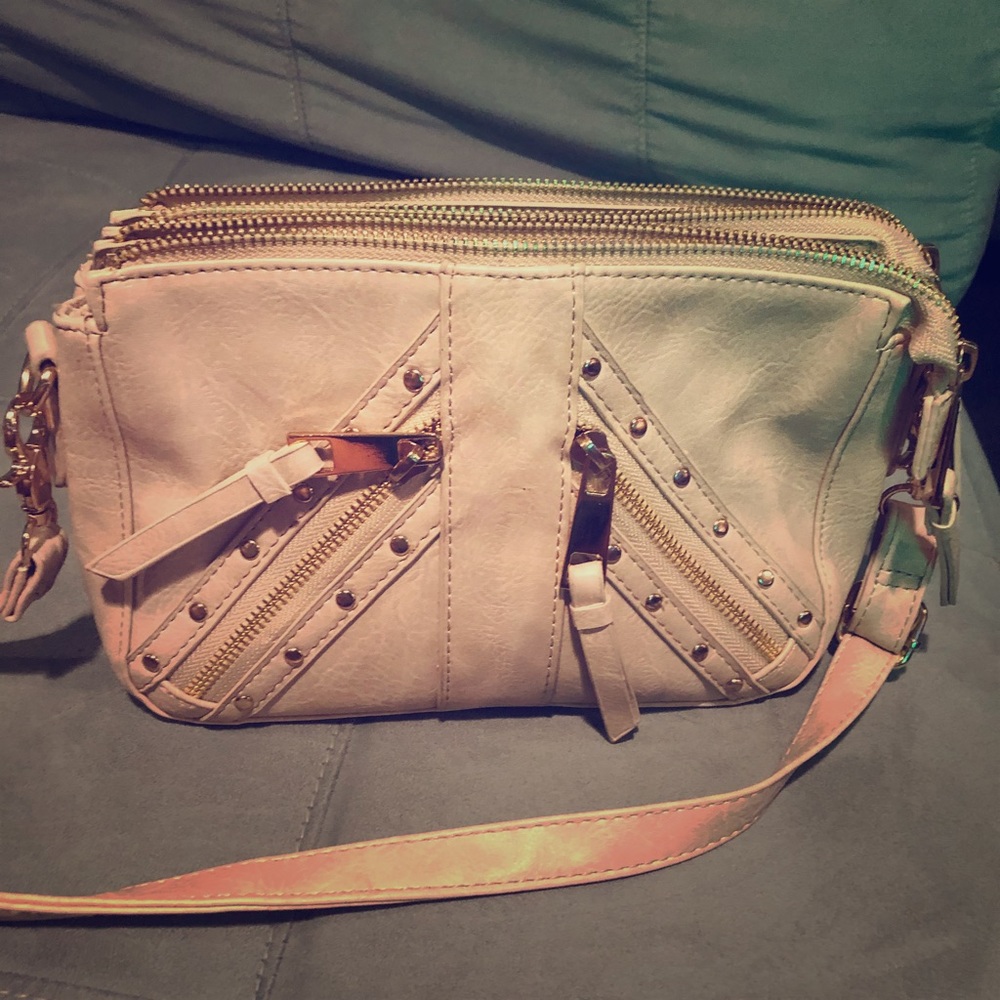 Under One Sky tan crossbody bag